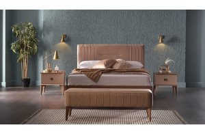 Кровать двуспальная Алвис (ALVIS) ALVIS-25