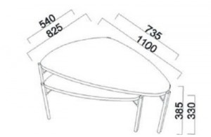 Журнальный столик Палвин PALV-52а