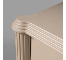 Шестистворчатый шкаф для одежды Моника (Капучино эмаль)