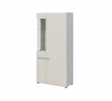 Двухстворчатый комбинированный шкаф в гостиную Леонардо МН-026-19-С1