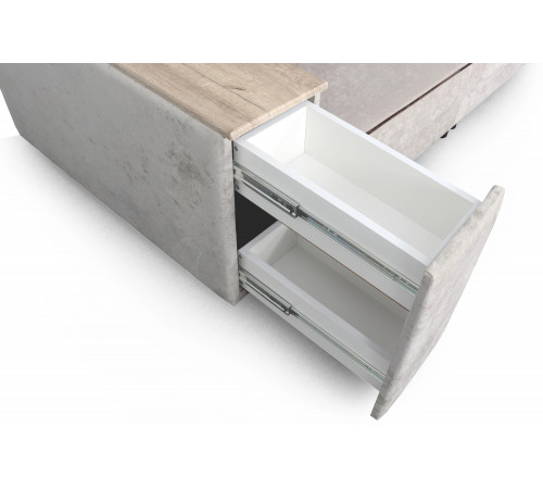 Диван-кровать Бостон 2400 с функциональными подлокотниками (вариант 4)