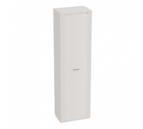 Одностворчатый шкаф с полками для спальни Элана, цвет Бодега белая