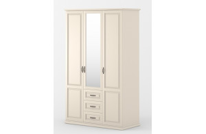 Трехстворчатый шкаф для одежды Лирона MUR-103-03 st с зеркалом