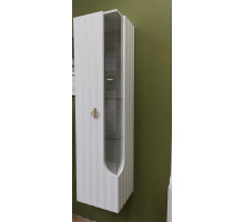 Шкаф-витрина навесной Лоренсо МН-043-02/03 белый Распродажа с экспозиции