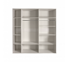 Пятистворчатый шкаф для одежды с зеркалами Богемия Фарфале (Bogemia Farfalle) БМШ1/5 (Fа)