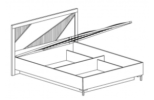 Двуспальная кровать 160х200 с подъемным механизмом Родос 135