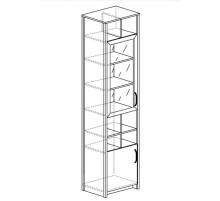 Шкаф для книг Гранж 984